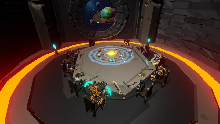 The war table, where every campaign begins.