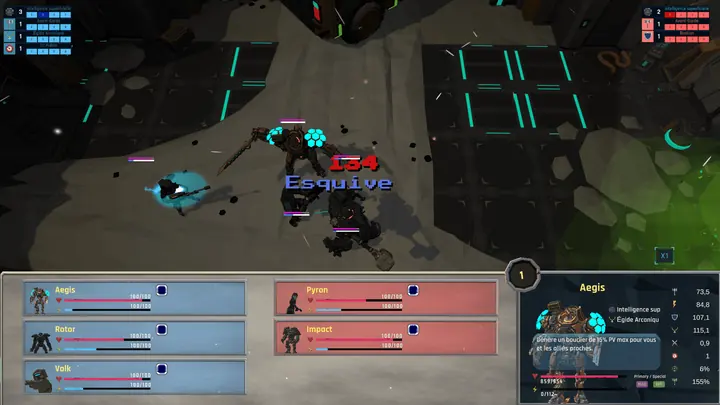 Positioning and synergies decide the fight.