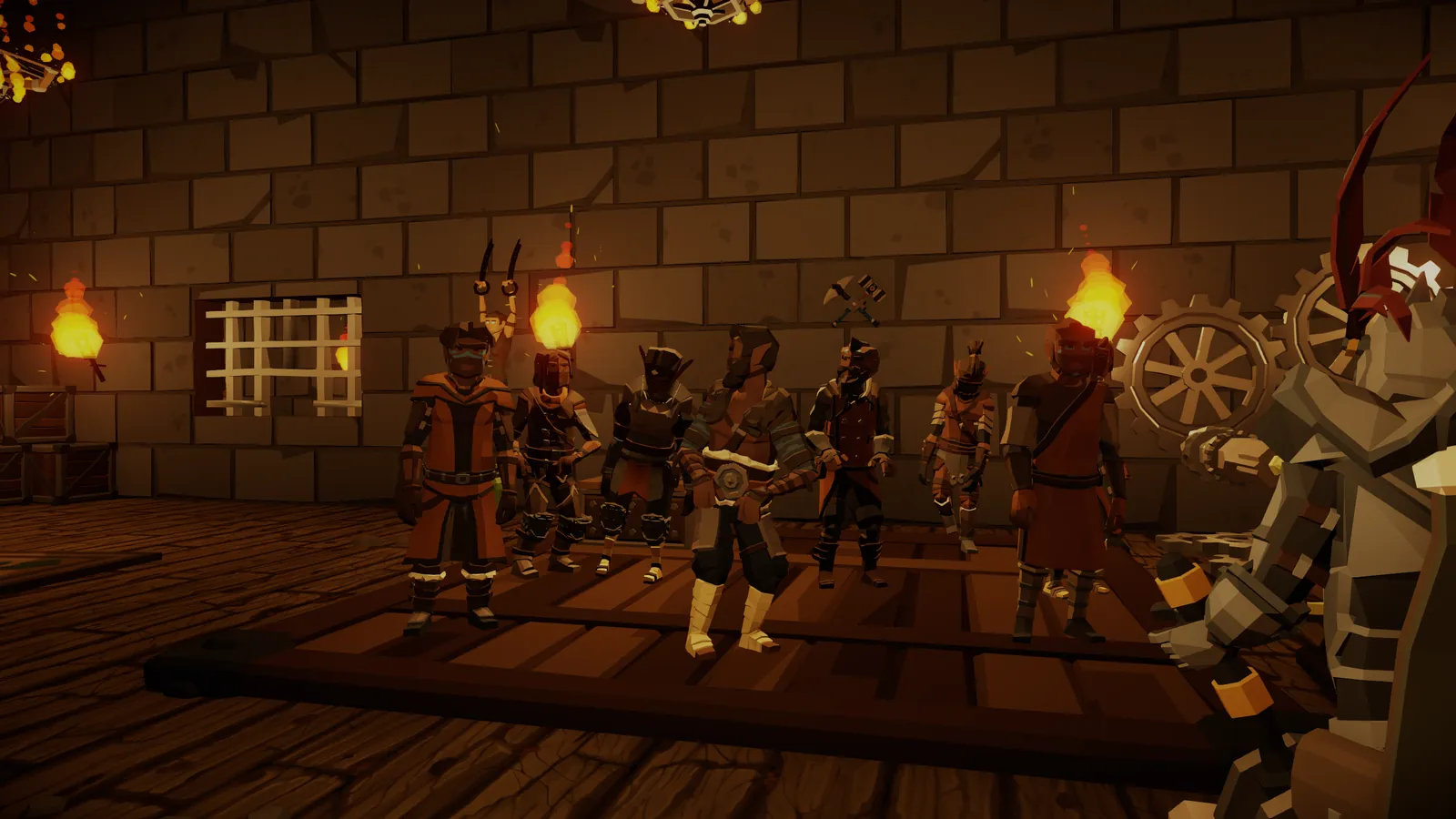 Prisoners ready to go down in Mine of Despair