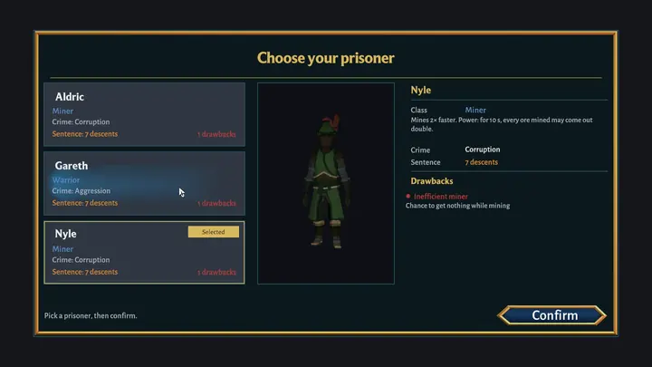 You don't create your prisoner. You inherit one.